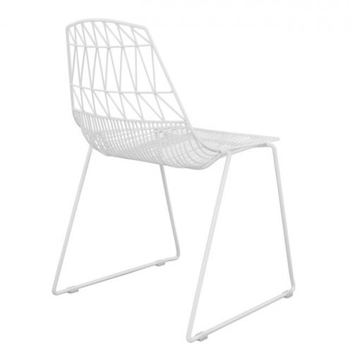 Metal chair in cactus design