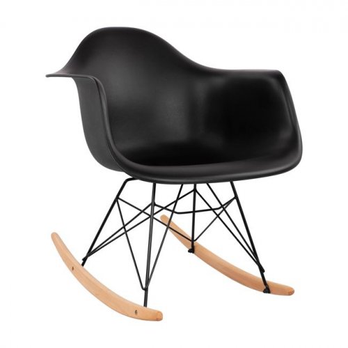 Rar Rocking Chair in black 61x71x64cm