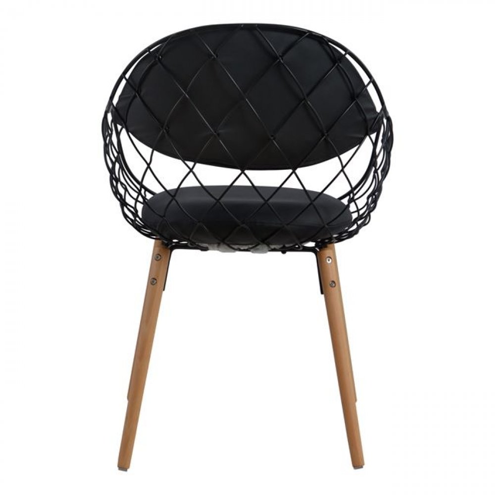 Designer dining chair | In black