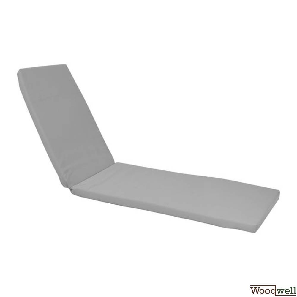 CHIOS sun lounger cushion made of polyester in gray tone CHIOS sun lounger cushion made of polyester in gray tone
