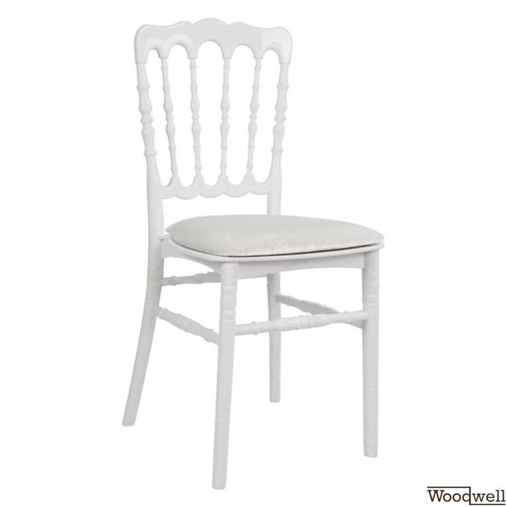 Cushion with wooden floor in white color for NAPOLEON - TIFFANY chair Cushion with wooden floor in white color for NAPOLEON - TIFFANY chair