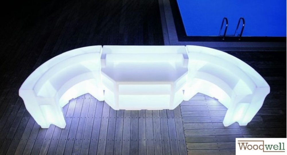 Corner "BAR MALLORCA" | LED design furniture for your garden and your terrace