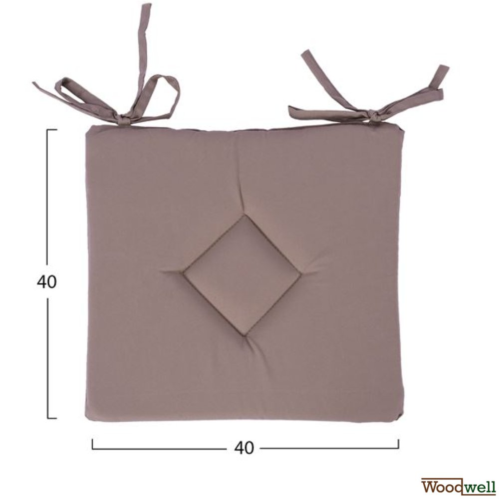 Bono chair cushion in beige color. Bono chair cushion in beige color.
