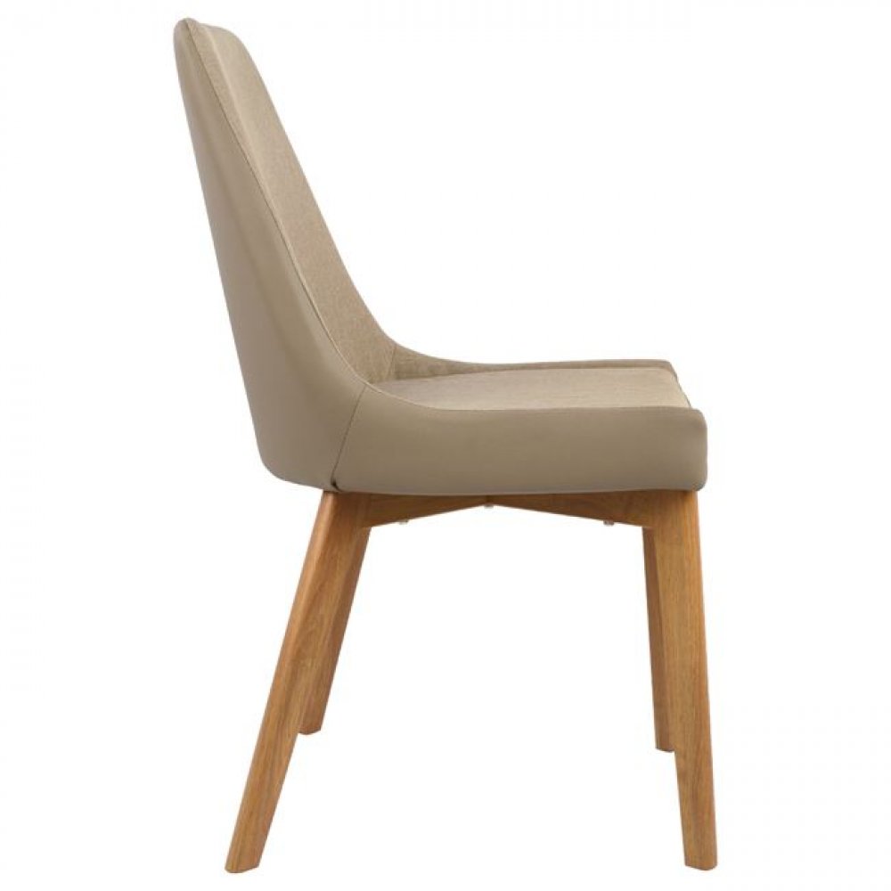Brea dining chair made of woven fabric