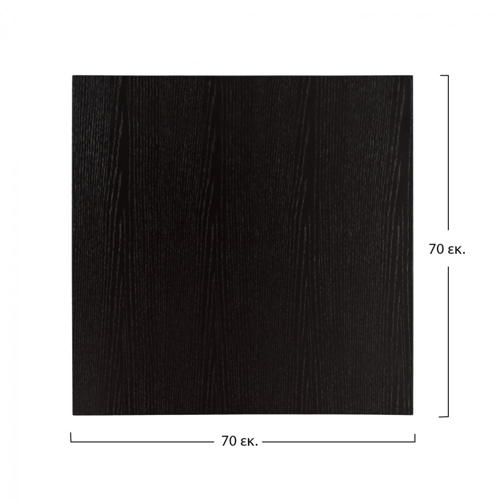HPL 32 mm Tabletops buy cheap | Table top "Black" 70x70 cm WW8438.02