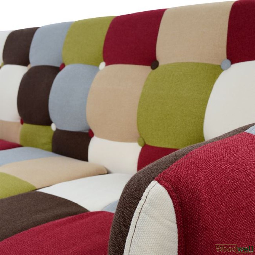 "Carousel" 3-seater sofa in pop art design
