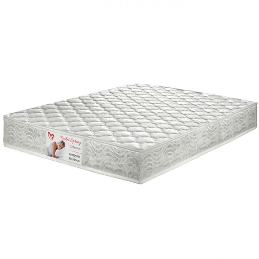 "Pocket spring" mattress can be used on both sides