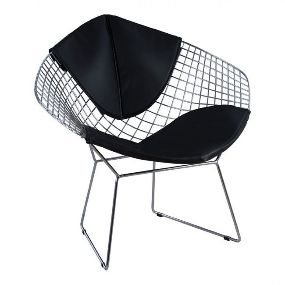 Chair Agat (design classic) Bertoia, chrome