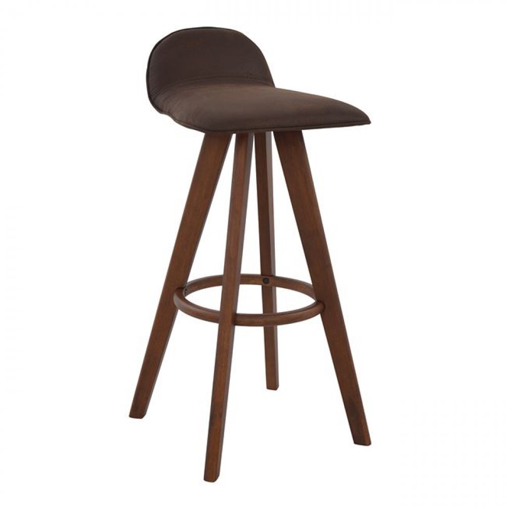 Modern bar stool | In walnut