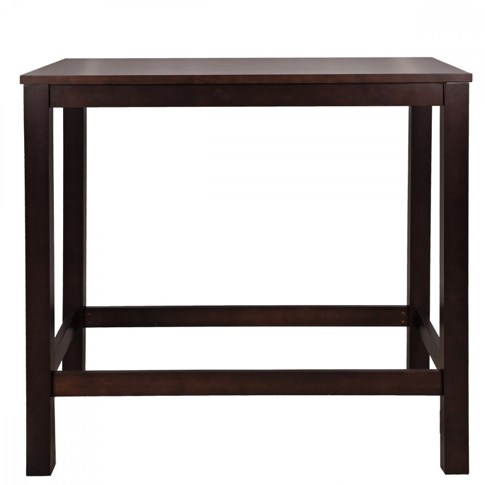 Bar table / bar table BERTO made of solid wood (120x60x110 cm) Wenge