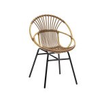 Terrace chair "JASMIN" Wicker Aluminium