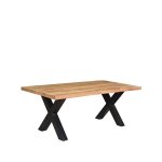 Solid mango dinning wood table ZINO 180x90x76 cm | Tree trunk furniture