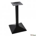 Outdoor Metal table base 40x40x72cm | Black