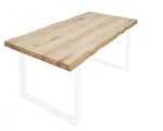 TABLE TOP Wild oak (solid) Oak colored 160x80 cm and 4,5 cm thickness