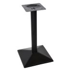 Indoor and outdoor metal table base 41x41x72 cm | Black