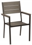 Garden chair polywood chair aluminum stacking chair-grey