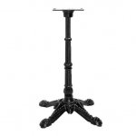 Table base "London-4" made of cast iron 70 cm high in black