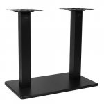 Outdoor table base "Pavia" made of aluminum 72cm high in black