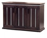 Elegant luxury buffet made of beech wood with metallic details from the set venus