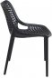 Preview: Bistro chair AIR made of plastic I garden chair I outdoor chair with honeycomb pattern