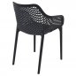 Preview: Sessel "Air" aus Polypropylen in schwarz