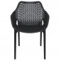 Preview: Sessel "Air" aus Polypropylen in schwarz