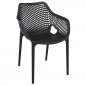 Preview: Sessel "Air" aus Polypropylen in schwarz