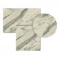 Preview: Tischplatte "Topalit Smartline Marble" Ø80cm 16mm Dicke - Hoch komprimiertes gepresstes Holz