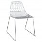 Preview: klassische Draht Stuhl, Harry Bertoia, Möbeldesign