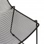 Preview: CHAIR METALLIC BLACK URANIA  56x58,5x86cm
