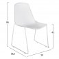 Preview: Metall Stuhl WIRE Möbeldesign | In Weiß