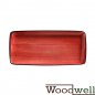 Preview: Rectangular Plate "Bonna Aura Passion" 48x16 cm  6 set