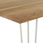 Preview: Wohnling Esstisch  NATURHOLZ 120x70x76cm | In Weiß