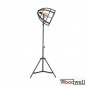 Preview: Stehlampe im Industriell Design 55x55x135-170cm