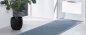 Preview: Läufer in blau 80 cm Breite 25 Meter lang