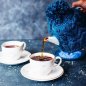 Preview: Unterteller für Tasse "Bonna Grain" 16cm 6 Set weiß