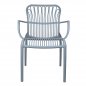 Preview: "Lola" armchair from Polypropylene in blue