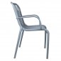 Preview: "Lola" armchair from Polypropylene in blue