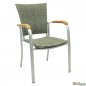 Preview: ARUBA Aluminium Stapelsessel in Quarz