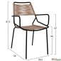 Preview: Allegra Set Wicker in Farbe beige und schwarz.