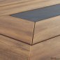 Preview: Aluminium Esstisch-Set 7 Stk. in grauer Farbe