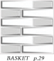 Preview: "Basket" wall panels in white - 1 square meter