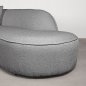 Preview: 4-seater sofa "Flori" in grey Boucle