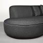 Preview: 4-Sitzer Sofa "Mori" in anthrazit Boucle