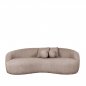 Preview: 3 seater sofa "Nesso" in brown boucle