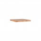 Preview: Restaurant Tischplatte 70x70 cm aus Mangoholz