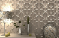 Preview: "Curves" wall panels in white - 1 square meter