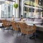 Preview: Outdoor Sessel "Baleric" aus Aluminium und Seilgeflecht in natürlich 68x81,5x48x57 cm stapelbar