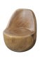 Preview: Suar Massivholzsessel - EGG CHAIR 55X40X60H