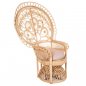 Preview: Sessel "Emmanuela" aus natürlichem Rattan